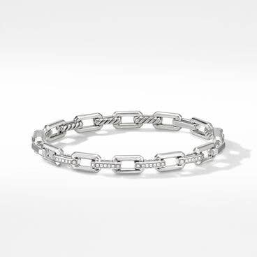 Stax Link Bracelet with Pavé Diamonds