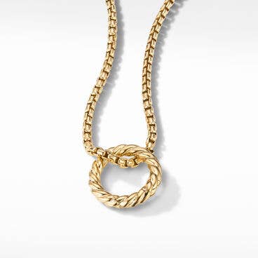 Cable Amulet Holder in 18K Yellow Gold