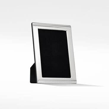 Cable Photo Frame in Sterling Silver