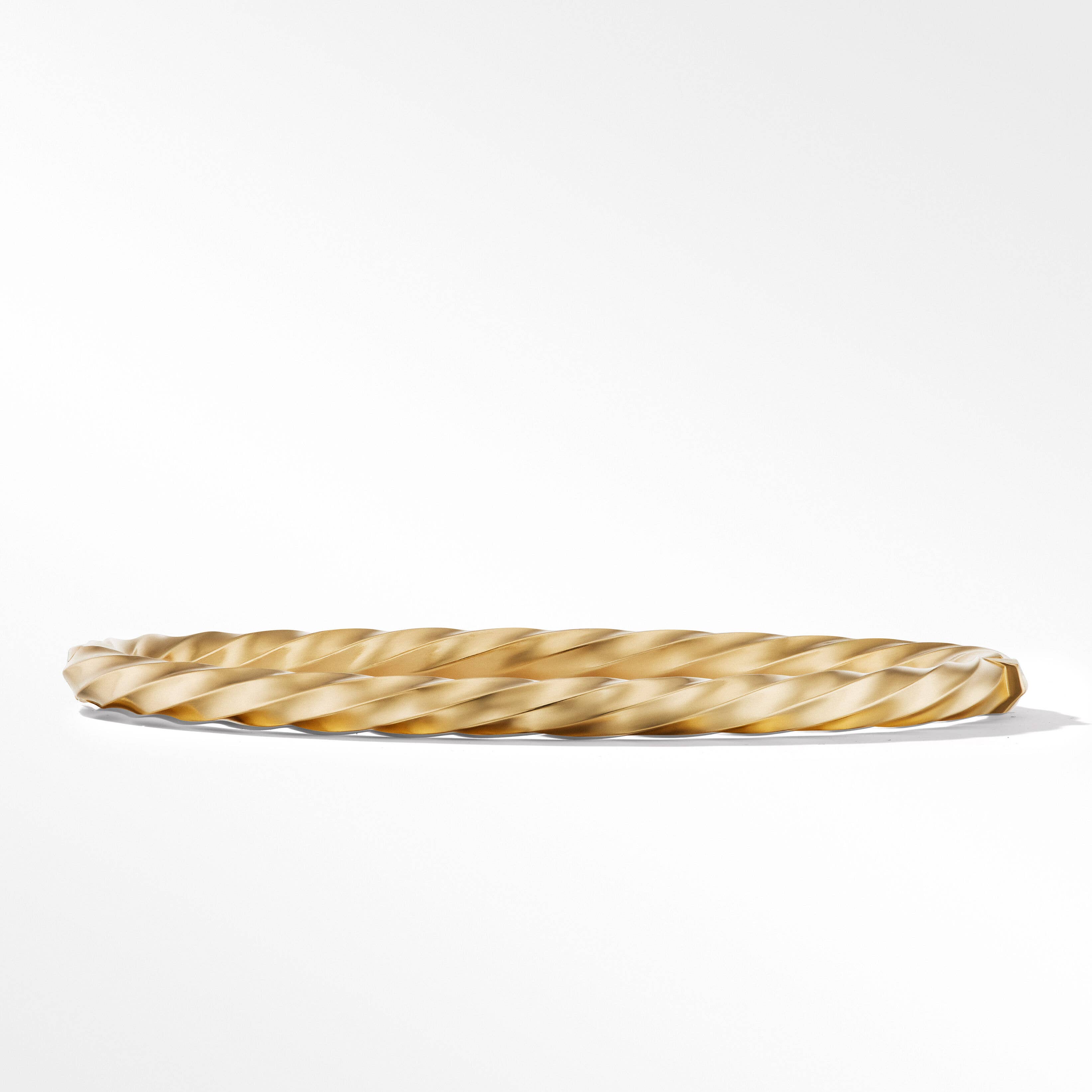 Cable Edge Bracelet in Recycled 18K Yellow Gold, 4mm