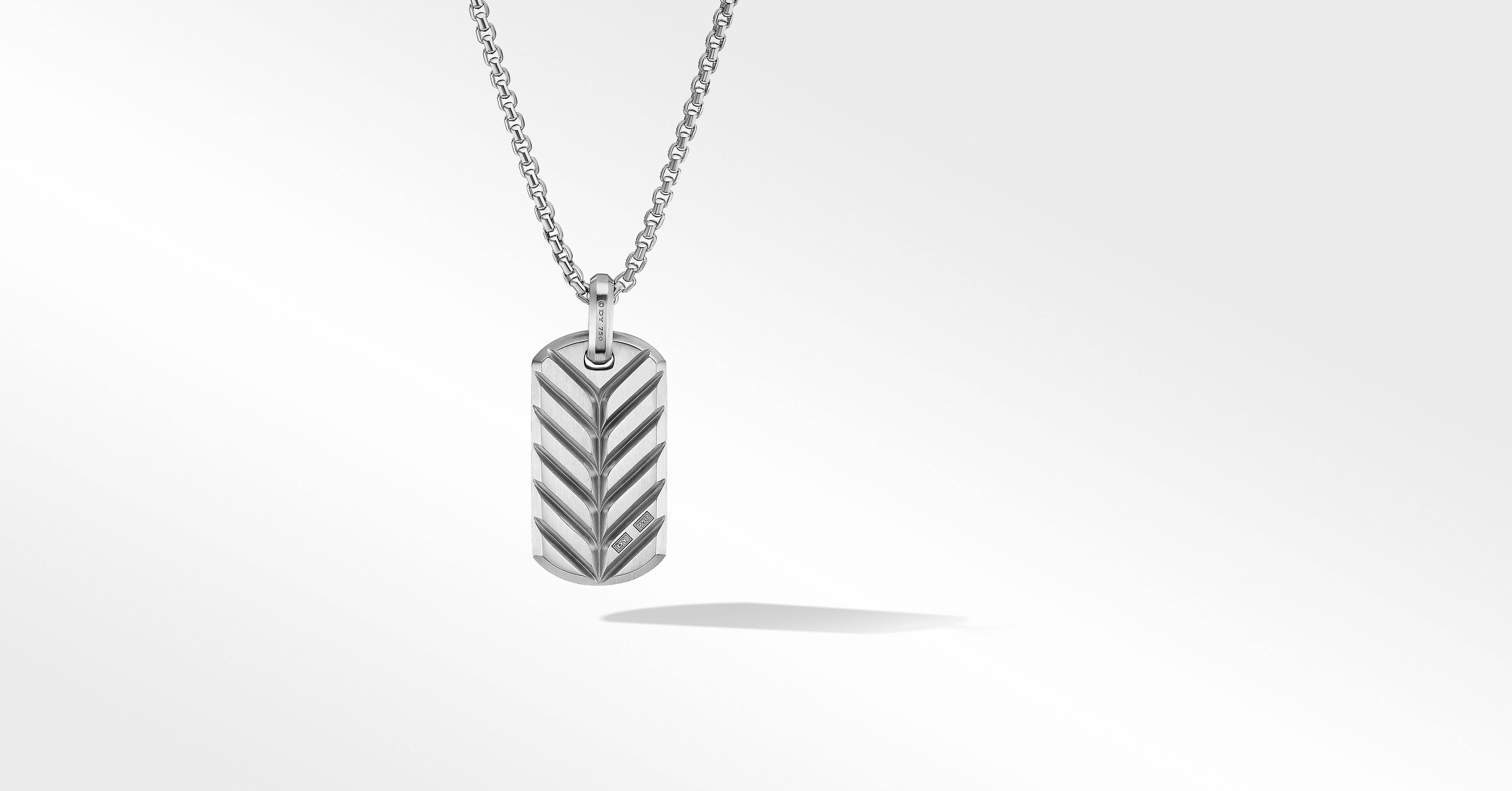 White Gold Jewelry for Men | DAVID 