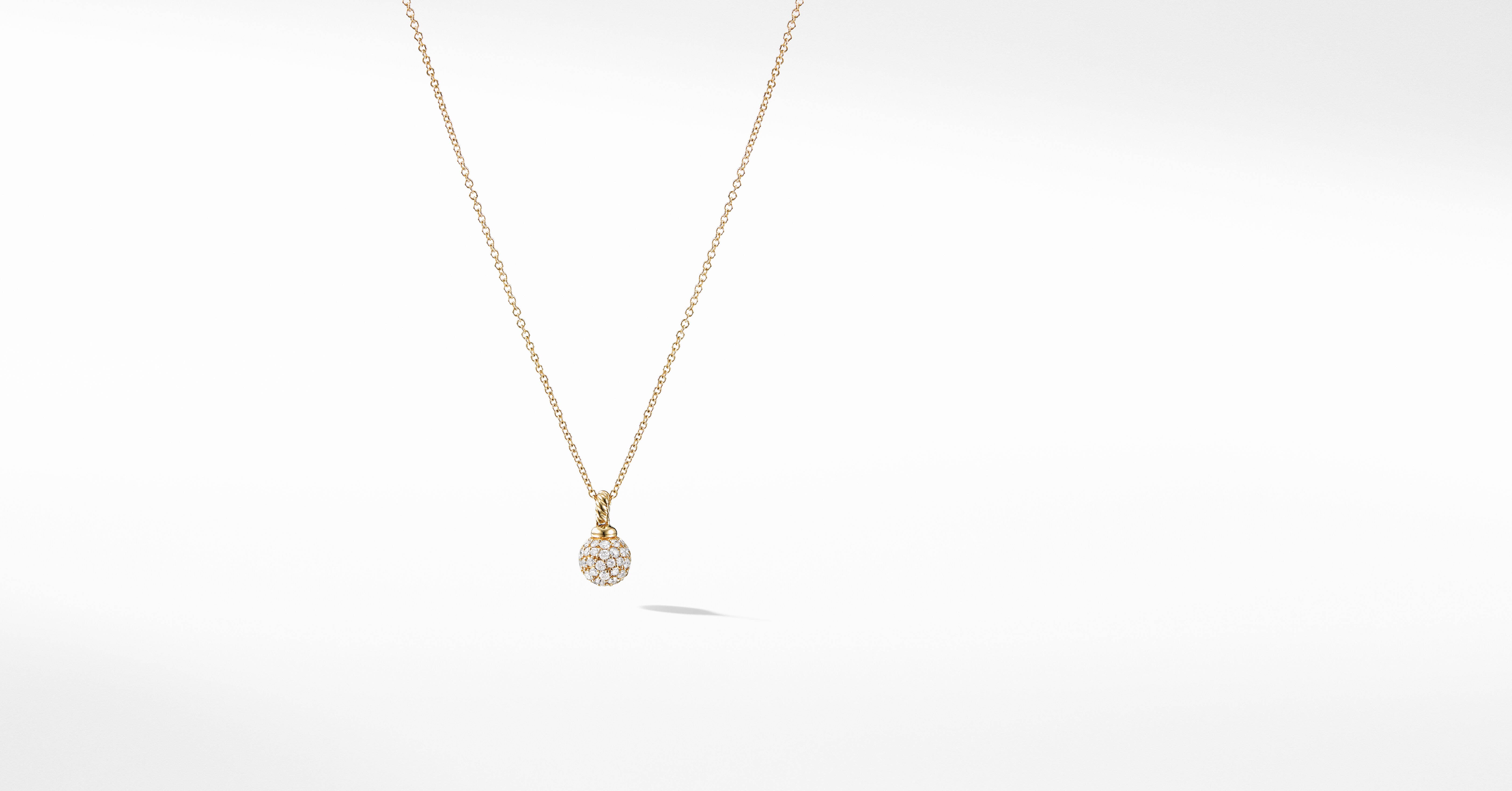 Petite Solari Pendant Necklace in 18K 