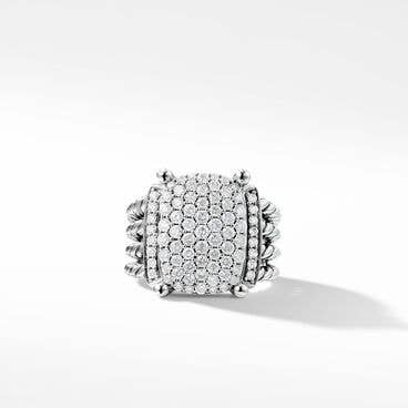 Wheaton® Ring in Sterling Silver with Pavé Diamonds