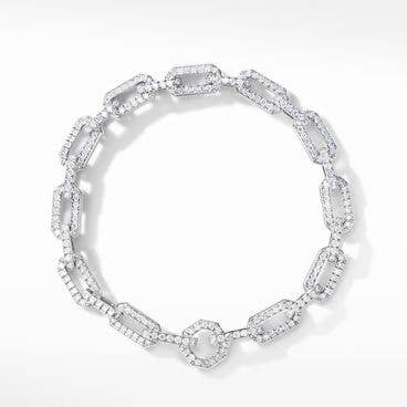 Pavé Chain Bracelet in 18K White Gold with Diamonds