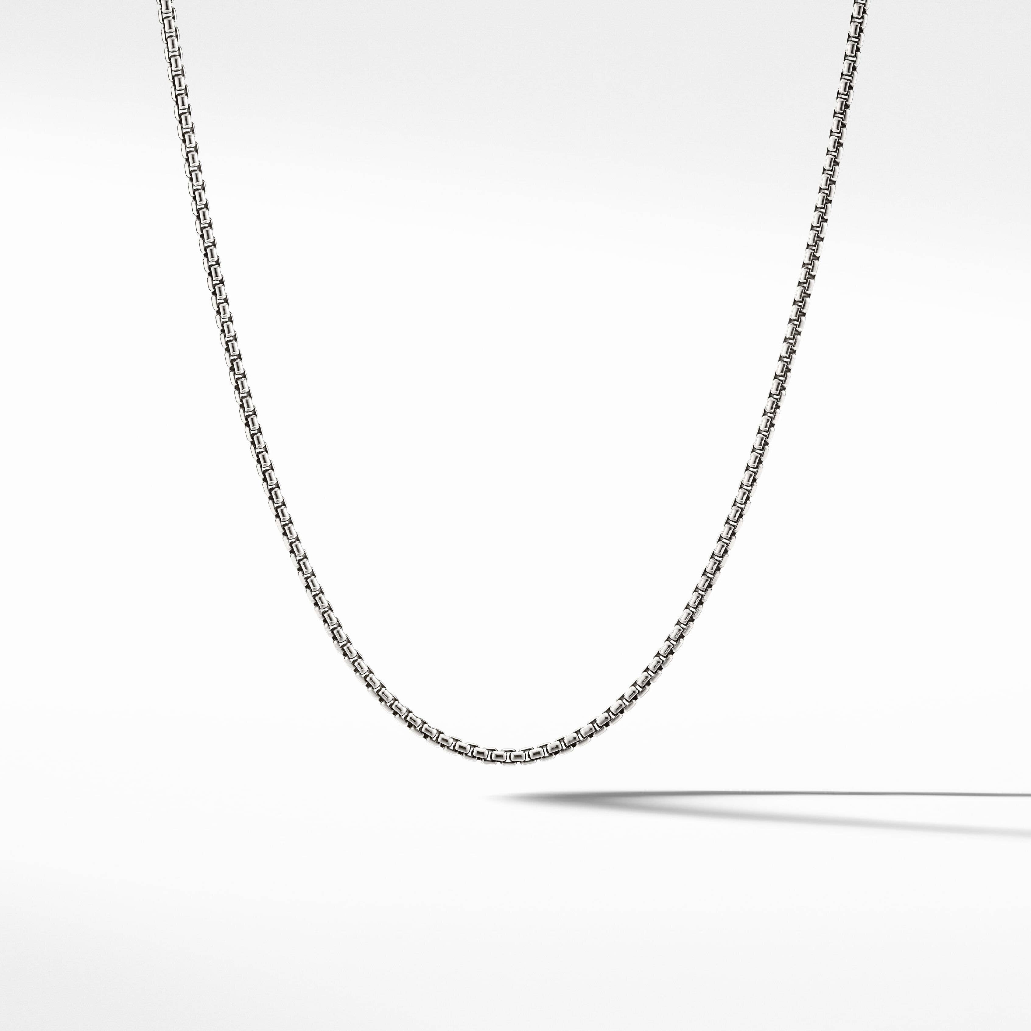 collegegeld trolleybus agitatie Box Chain Necklace in Sterling Silver, 2.7mm | David Yurman