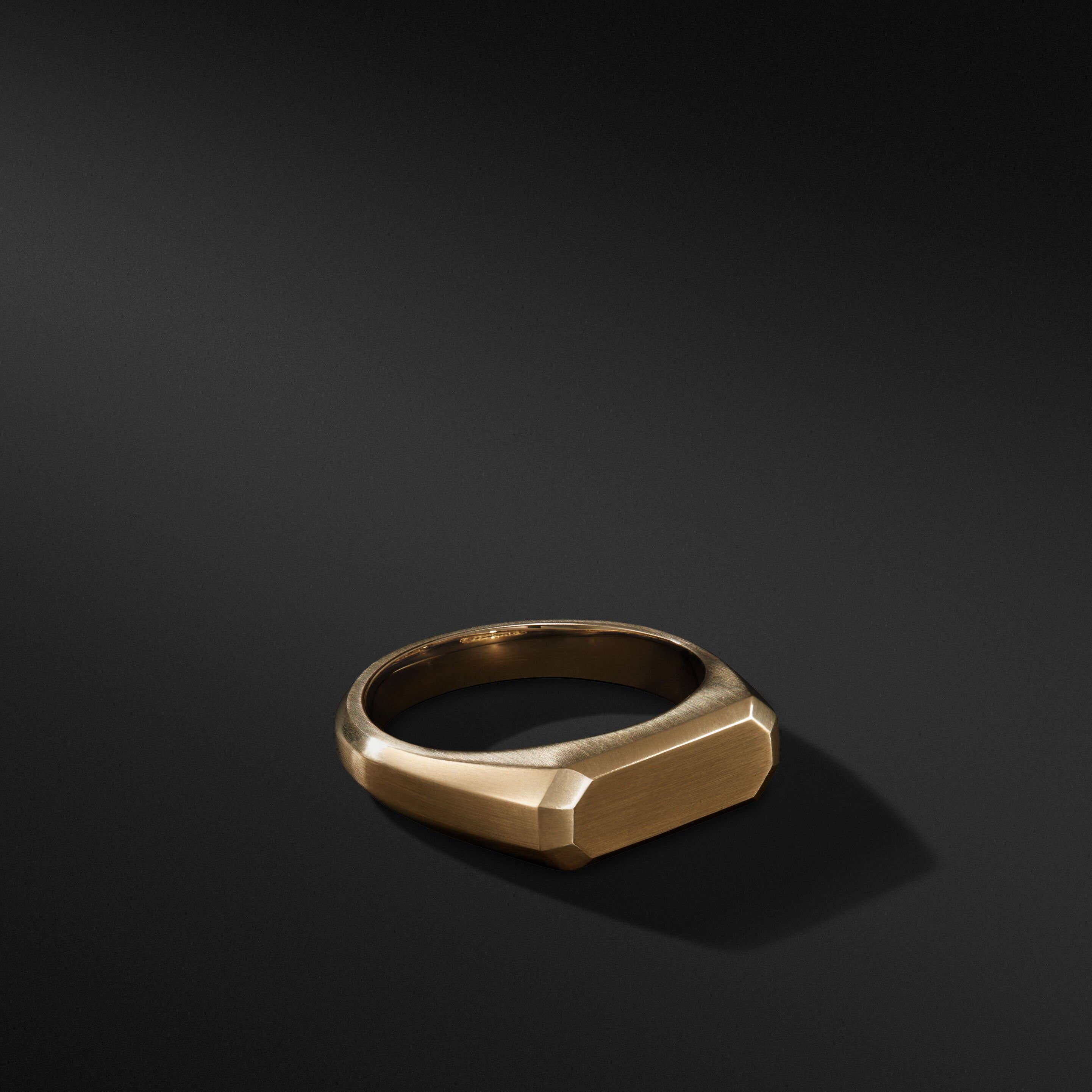 Streamline® Signet Ring in 18K Yellow Gold