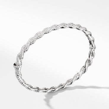 Wisteria® Bracelet in 18K White Gold with Full Pavé Diamonds