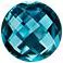 Petite Wheaton® Ring with Hampton Blue Topaz and Pavé Diamonds