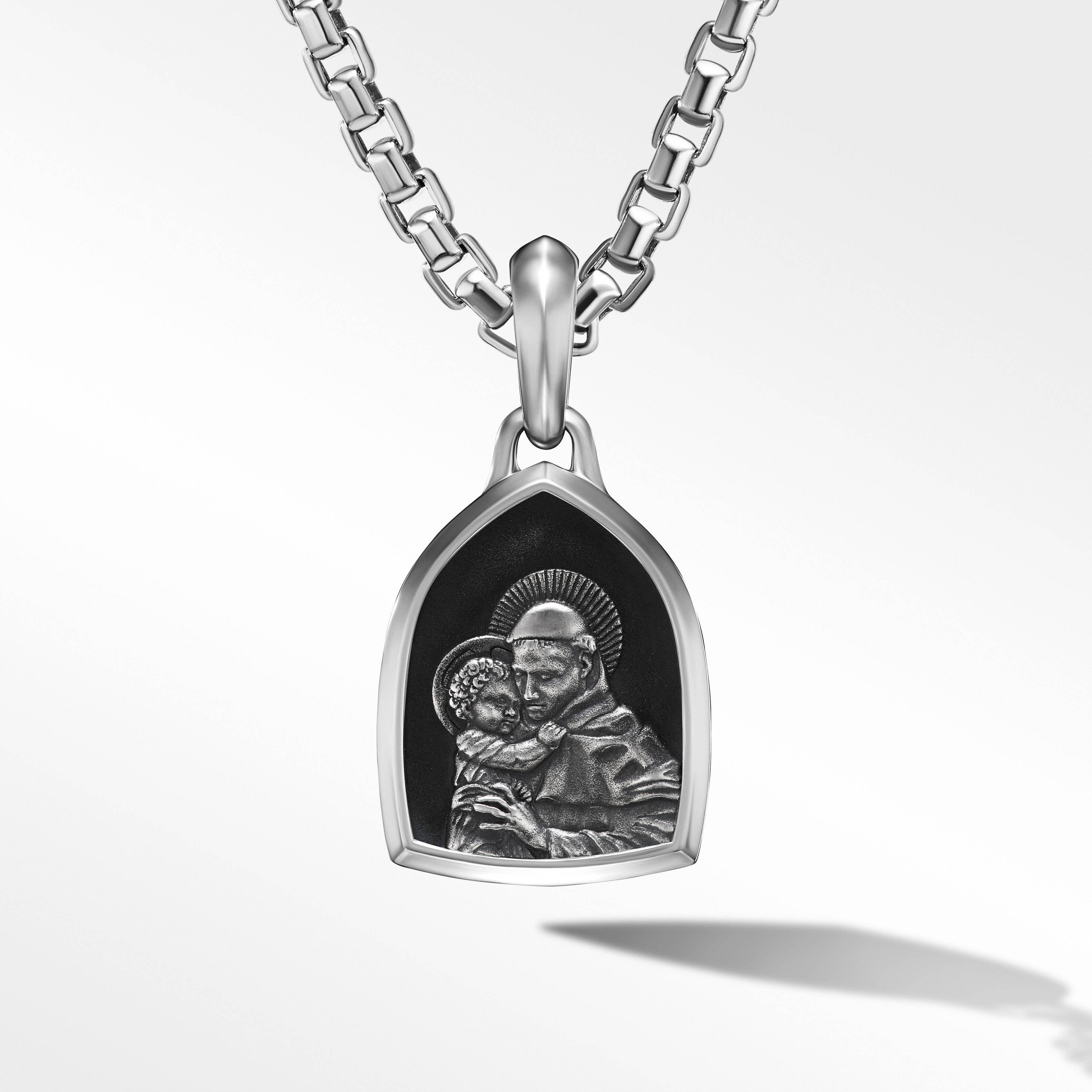 St. Anthony Amulet in Sterling Silver