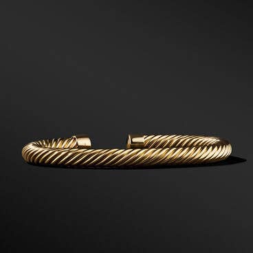 Cable Cuff Bracelet in 18K Yellow Gold