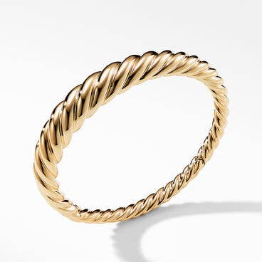 Pure Form® Cable Bracelet in 18K Gold, 9.5mm