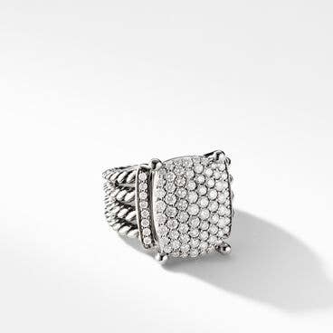 Wheaton® Ring in Sterling Silver with Pavé Diamonds