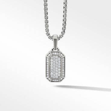 Streamline® Pavé Amulet in 18K White Gold with Diamonds