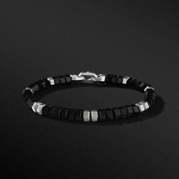 Hex Spiritual Beads Bracelet with Black Onyx