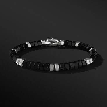 Hex Spiritual Beads Bracelet with Black Onyx