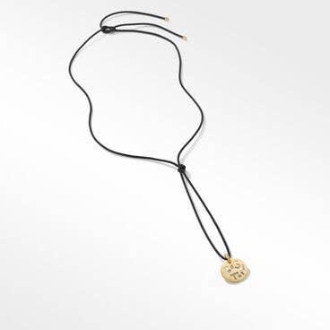 DY Elements® Boston Pendant Necklace in 18K Yellow Gold with Diamonds