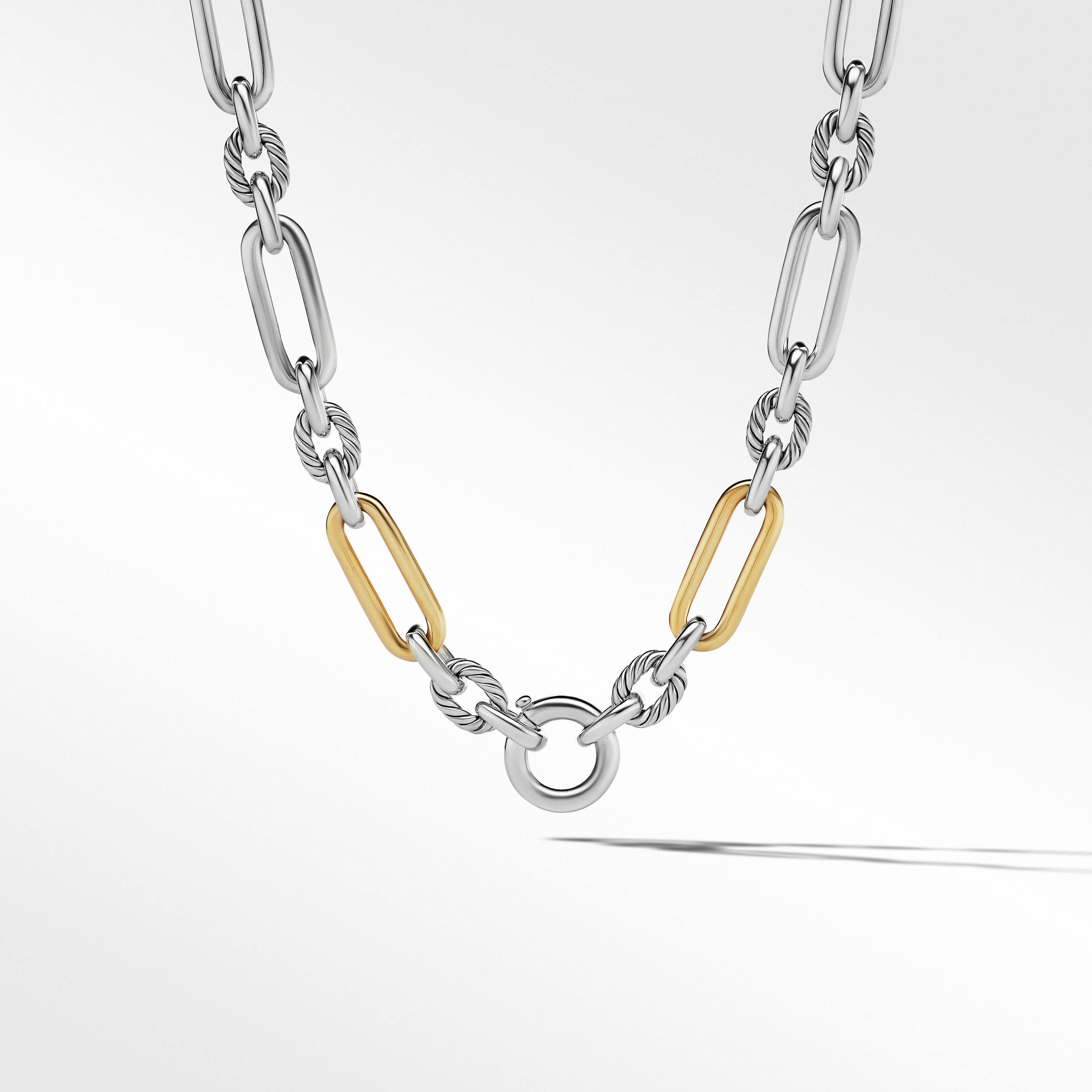 Lexington Chain Necklace with 18K Yellow Gold