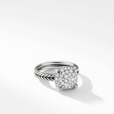 Chatelaine Ring with Pavé, 11mm