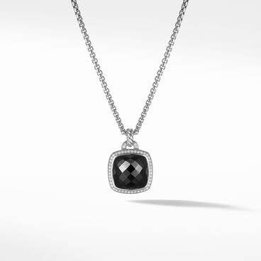 Albion® Pendant with Black Onyx and Pavé Diamonds