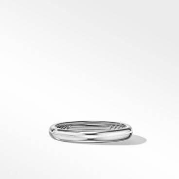 DY Classic Band Ring in 18K White Gold