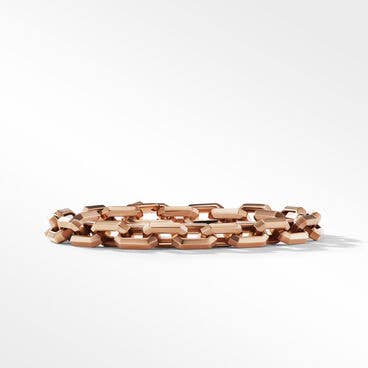 Heirloom Chain Link Bracelet in 18K Rose Gold