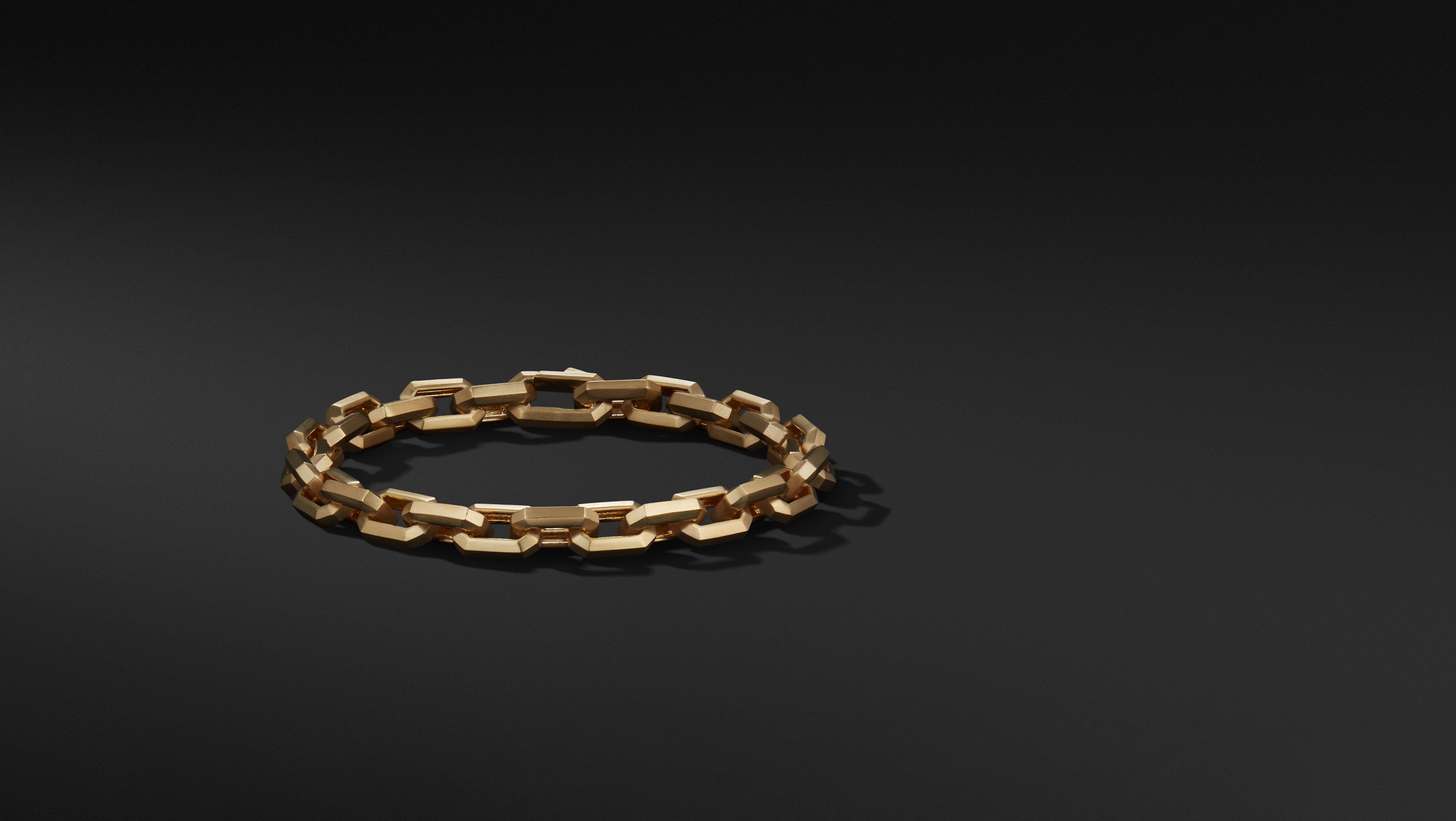 Heirloom Chain Link Bracelet in 18K Yellow Gold