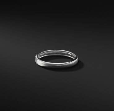 DY Classic Band Ring in Platinum