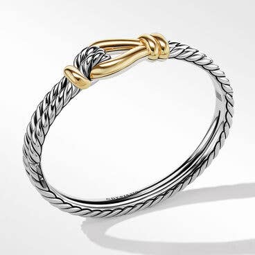 Thoroughbred Loop Bracelet with 18K Yellow Gold