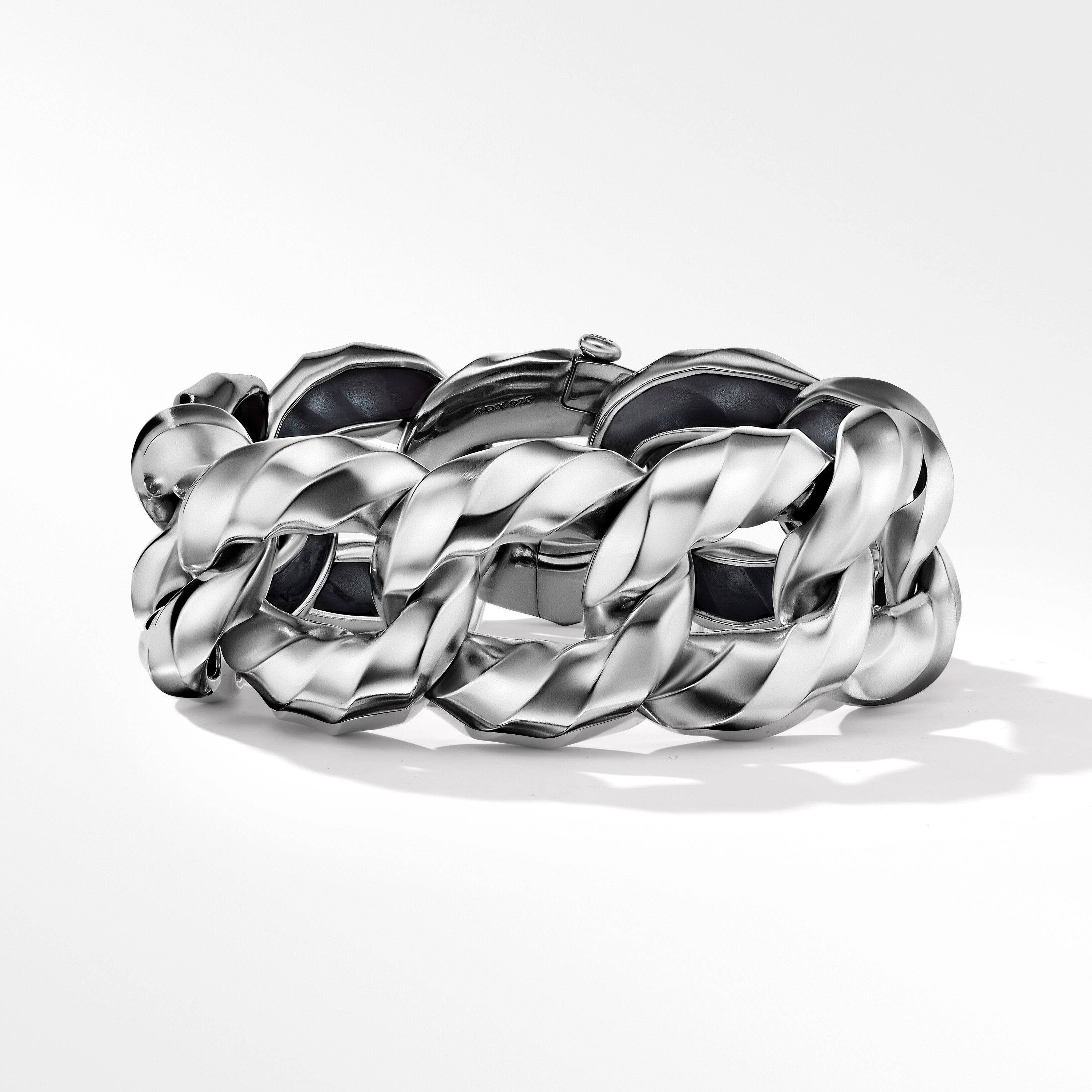 Cable Edge™ Curb Chain Bracelet in Recycled Sterling Silver