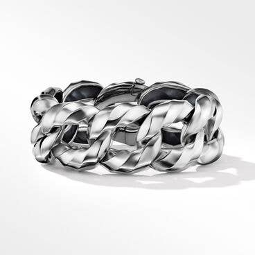 Cable Edge® Curb Chain Bracelet in Recycled Sterling Silver
