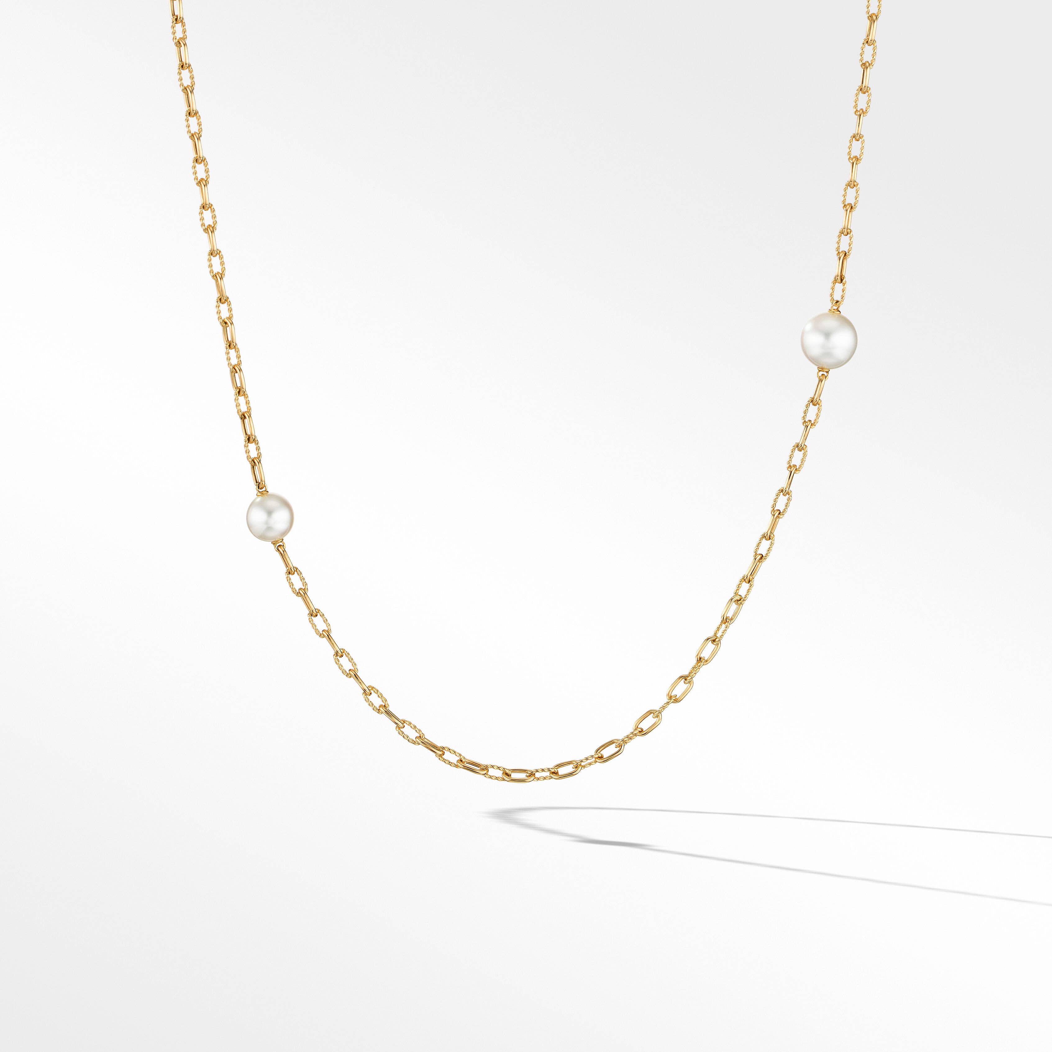 DY Madison® Pearl Necklace in 18K Yellow Gold