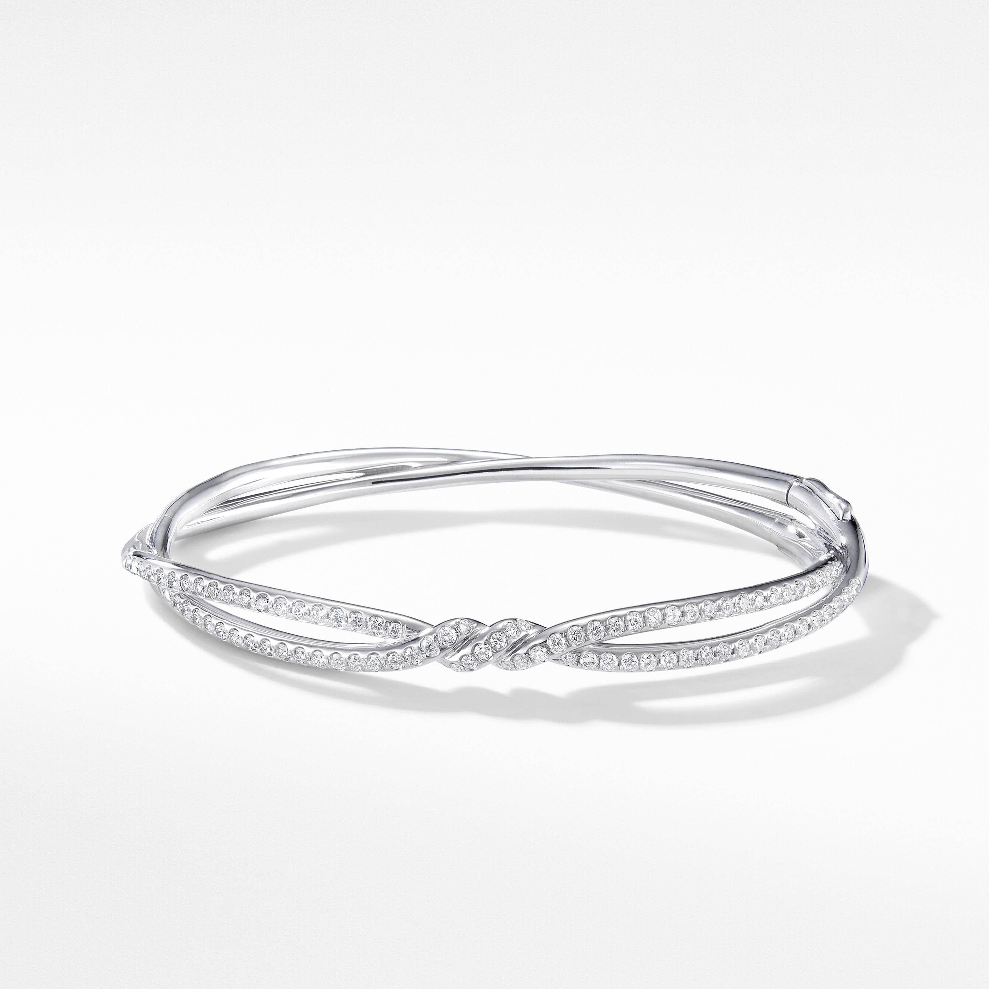 Continuance® Bracelet in 18K White Gold with Full Pavé Diamonds