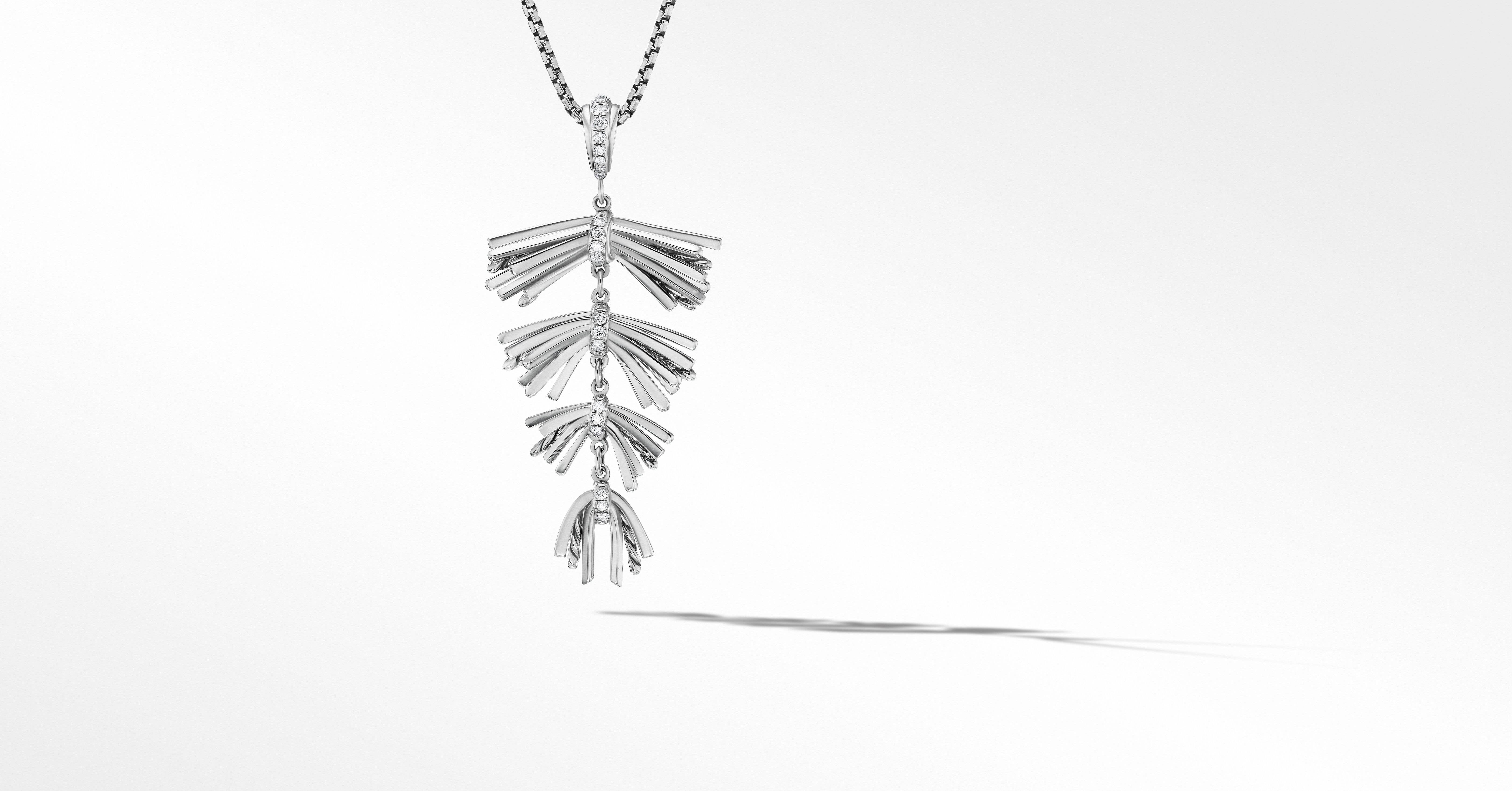 Angelika™ Fringe Pendant Necklace with 