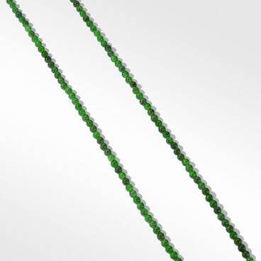 Spiritual Beads Necklace with Nephrite Jade and 18K Yellow Gold