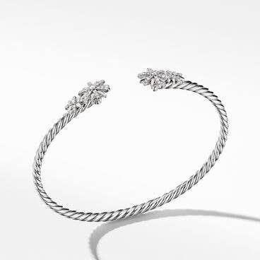 Starburst Cable Bracelet with Pavé Diamonds