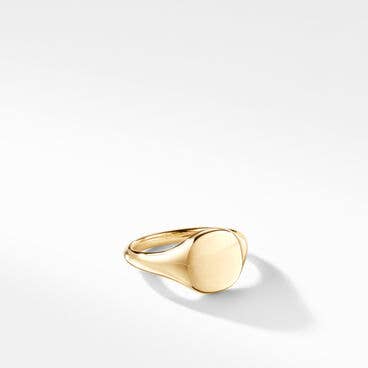 DY Pinky Ring in 18K Yellow Gold, 9.7mm