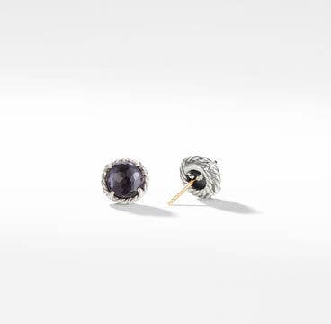 Petite Chatelaine® Stud Earrings with Black Orchid
