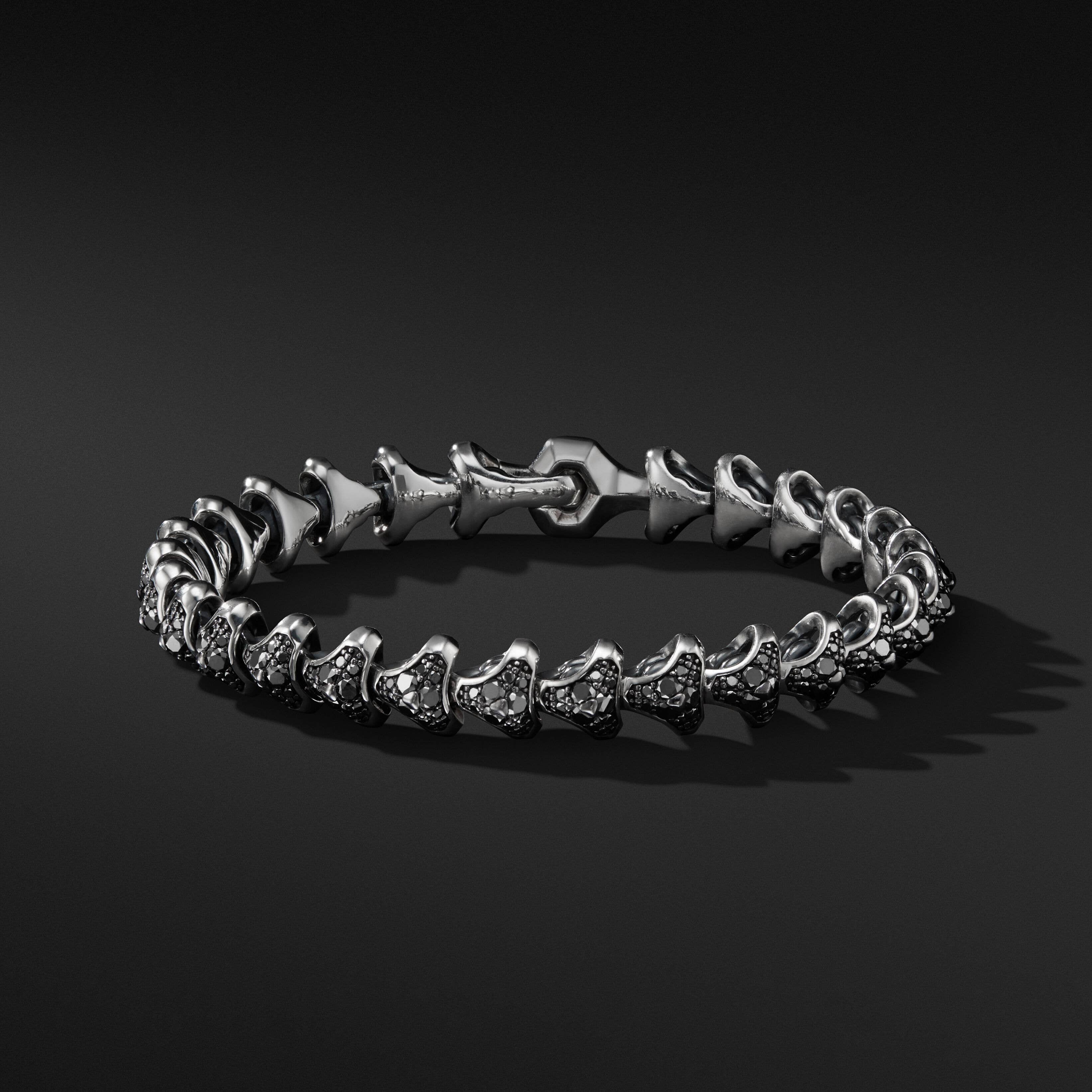 Armory® Link Bracelet with Pavé Black Diamonds