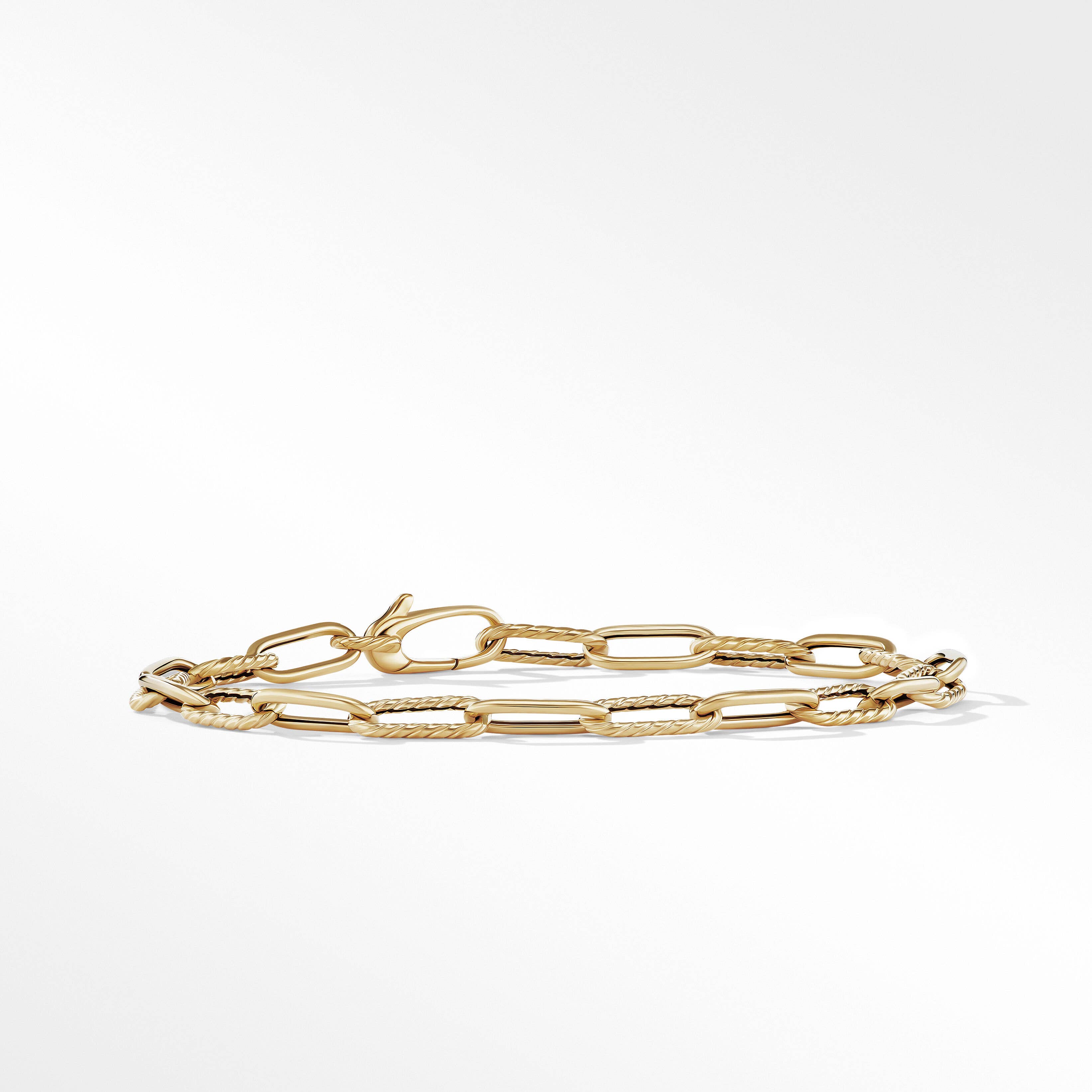 DY Madison Chain Bracelet in 18K Yellow Gold, 4mm