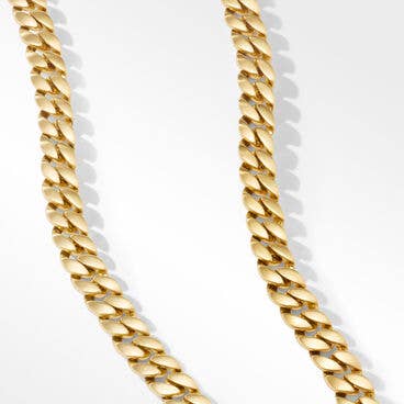 Curb Chain Necklace in 18K Yellow Gold