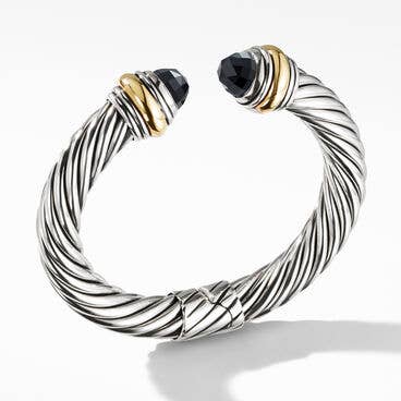 Cable Classics Color Bracelet with Black Onyx and 14K Yellow Gold