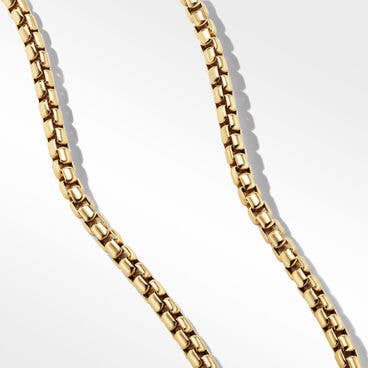 Box Chain Necklace in 18K Yellow Gold, 5mm