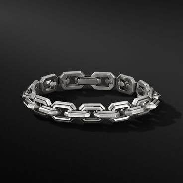 Deco Link Bracelet in Sterling Silver