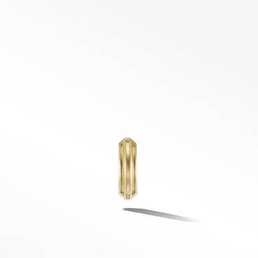 Armory Hoop Earring in 18K Yellow Gold, 14mm