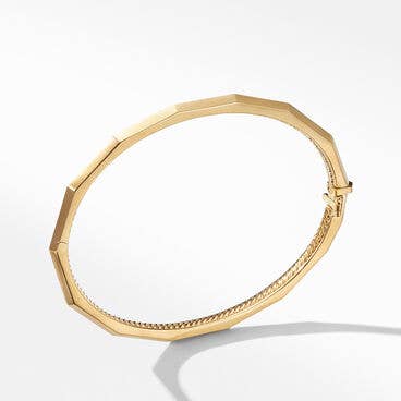 Stax Faceted Bracelet in 18K Yellow Gold