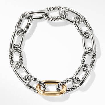 DY Madison® Chain Bracelet with 18K Yellow Gold
