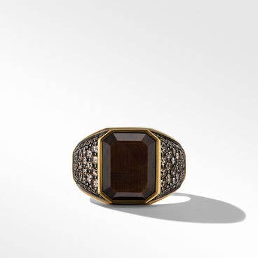 Heirloom Signet Ring in 18K Yellow Gold , 17mm