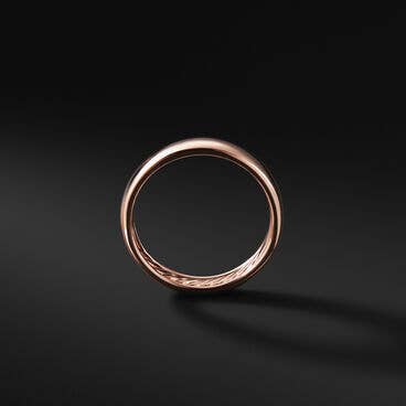DY Classic Band Ring in 18K Rose Gold