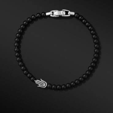 Spiritual Beads Hamsa Bracelet with Black Onyx