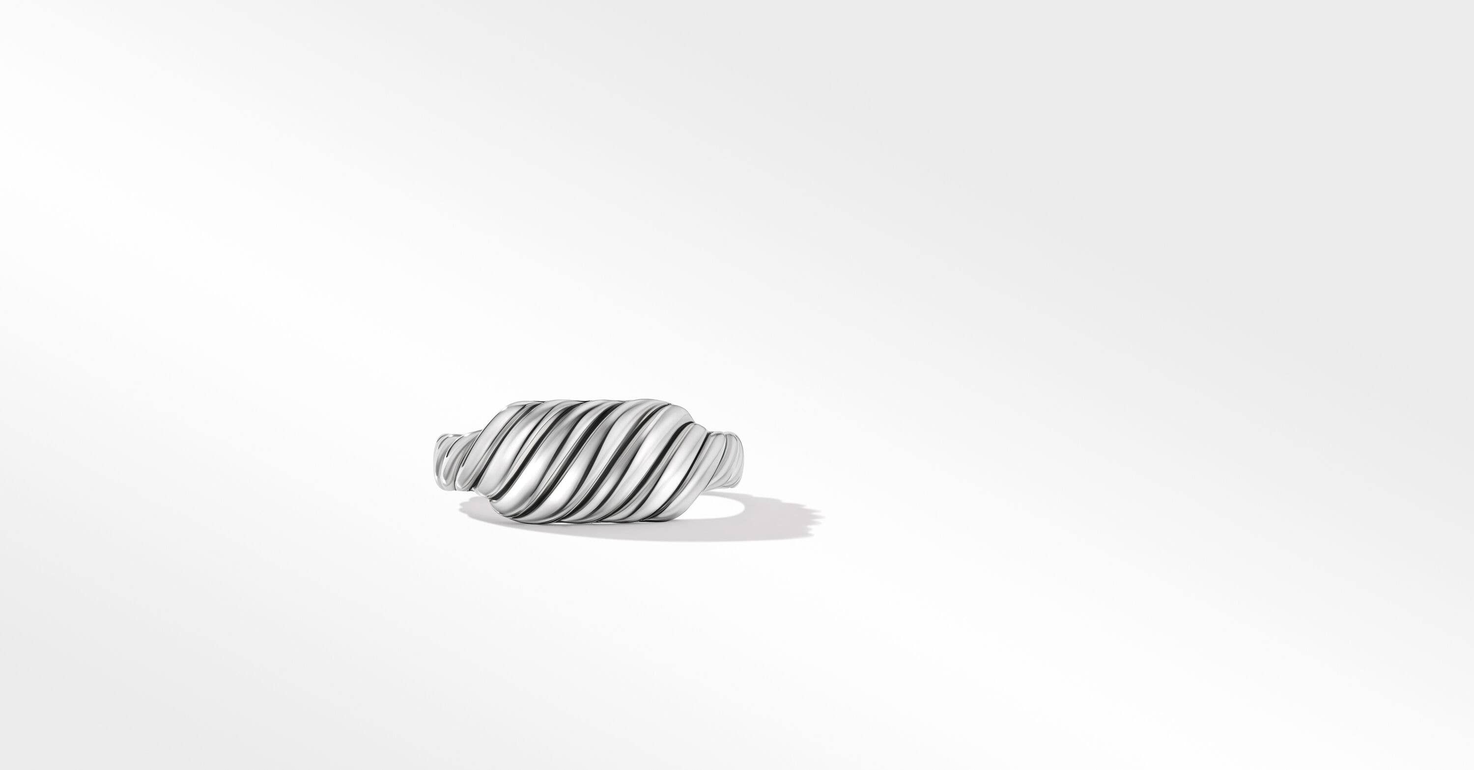 Sculpted Cable Contour Ring in Sterling Silver | David Yurman Canada